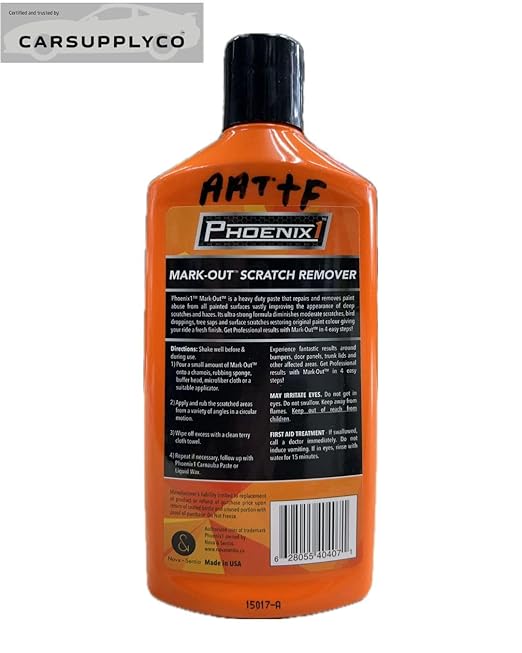 Carsupplyco Mark-Out Scratch Remover – Professional Grade Car Paint Scratch & Swirl Remover, Restores Shine, 295ml (10oz)