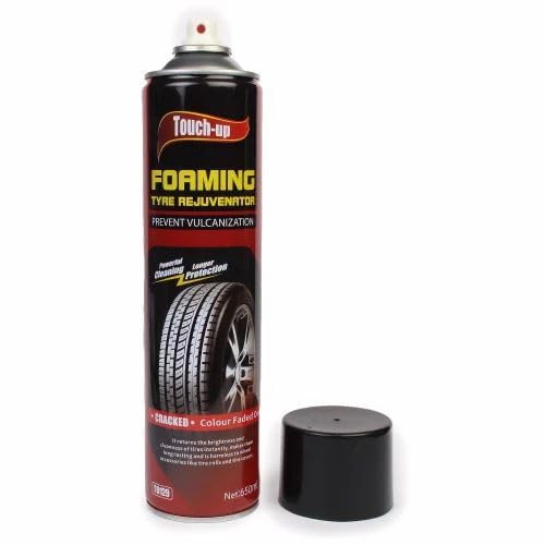 CARSUPPLYCO Touchup Foaming Tyre Rejuvenator Spray With Free 600 GSM Microfibre Cloth