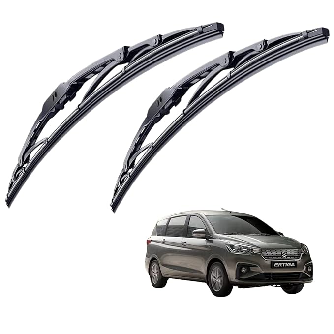 CARSUPPLYCO Car windshield wiper For Ertiga (Pack Of 2) Scratch Proof Cleaning Water Repellant Silicon Wiper Blades