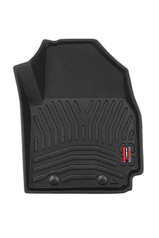 CARSUPPLYCO Maruti Suzuki Baleno Waterproof Car Mats Carpet Black Custom Fit (Black,Set of 3Pcs) Thermo Plastic