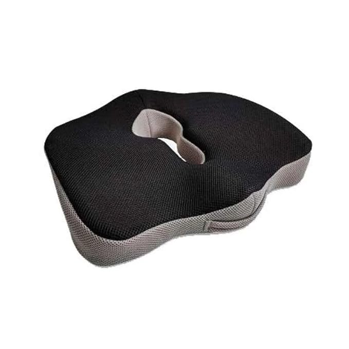 CARSUPPLYCO Ultimate Pro Seat Cushion (High Density) for Hip | Tailbone | Coccyx | Sciatica Pain Relief | Proprietary Hi-Per Foam Ergonomic Design | Contoured Cushion for Office/Home Chairs