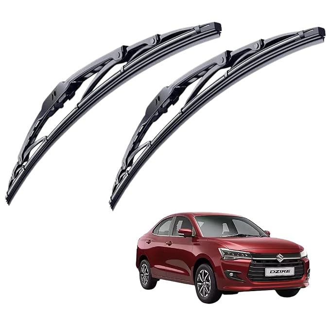 CARSUPPLYCO Car windshield wiper For Swiftt Dzire (Pack Of 2) Scratch Proof Cleaning Water Repellant Silicon Wiper Blades