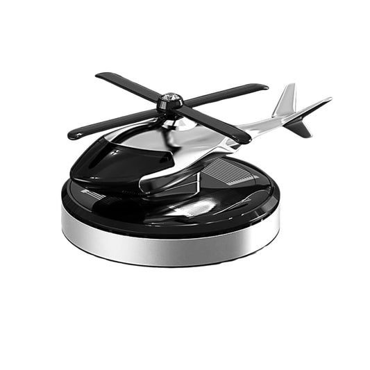 CARSUPPLYCO Helicopter Supreme build Car Dashboard Perfume | Solar Powered Rotating Air Freshener | Non Toxic Fragrance Diffuser for Car Interior | Stylish Dashboard Decoration for All Vehicles