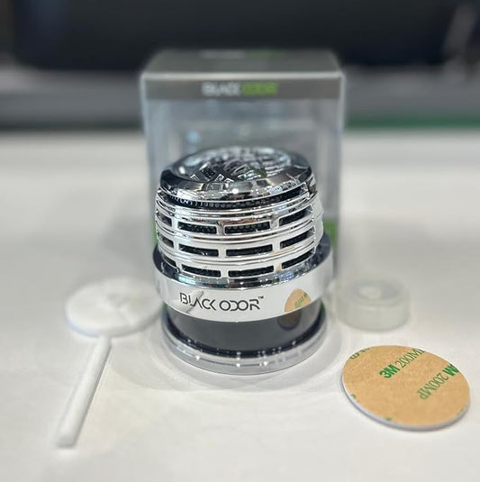 CARSUPPLYCO Microphone Style Premuim Glass Bottle Car Perfume (BO-20, 50ml) – Premium Mic-Inspired Design | Smooth Fragrance Diffusion with Cotton Wick & Double-Sided Tape