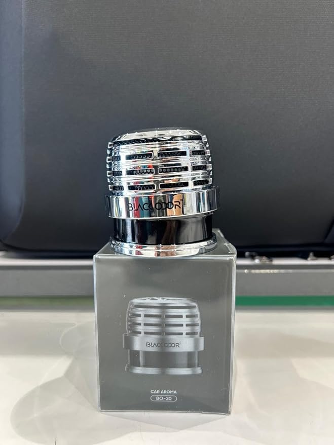 CARSUPPLYCO Microphone Style Premuim Glass Bottle Car Perfume (BO-20, 50ml) – Premium Mic-Inspired Design | Smooth Fragrance Diffusion with Cotton Wick & Double-Sided Tape