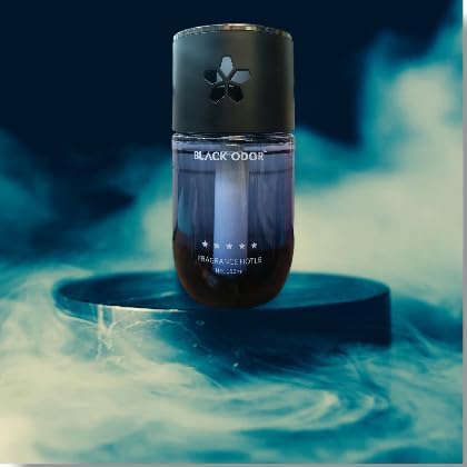 CARSUPPLYCO Black Odor Car Air Freshener | Premium Fragrance Diffuser | 160ml Long-Lasting Scent for Cars & Home | Stylish Liquid-Based Aroma Eliminator