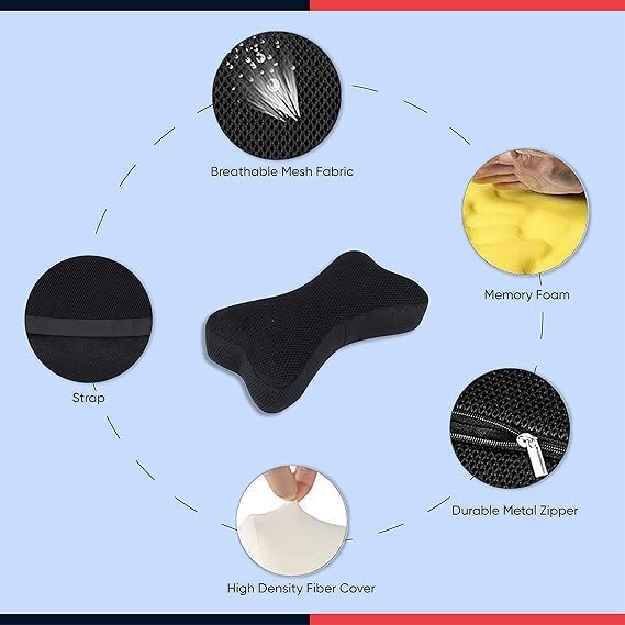 CARSUPPLYCO Premium Car Neck Rest Cushion Pillow Set of 2