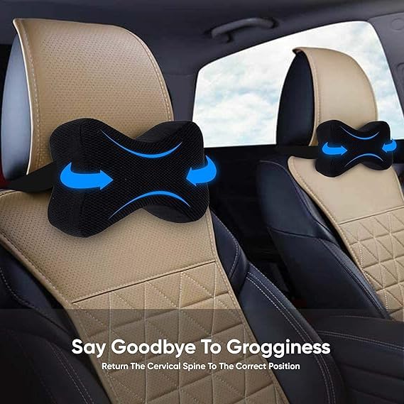 CARSUPPLYCO Premium Car Neck Rest Cushion Pillow Set of 2