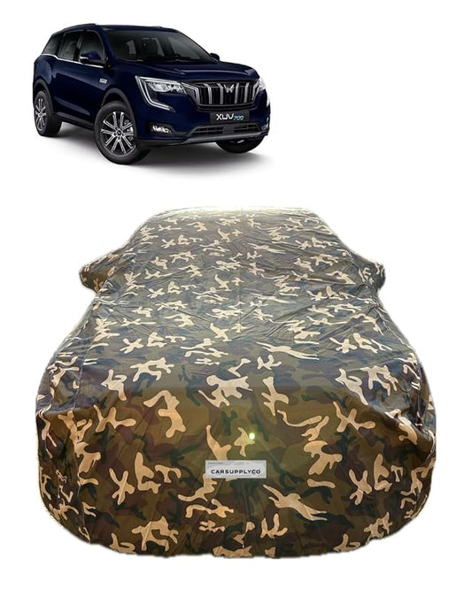 CARSUPPLYCO 100% Waterproof Car Cover for Mahindra XUV 700 | Camouflage Design | Japanese Technology | Triple Stitched | UV, Dust & Rain Protection (CSC_4X4_16)