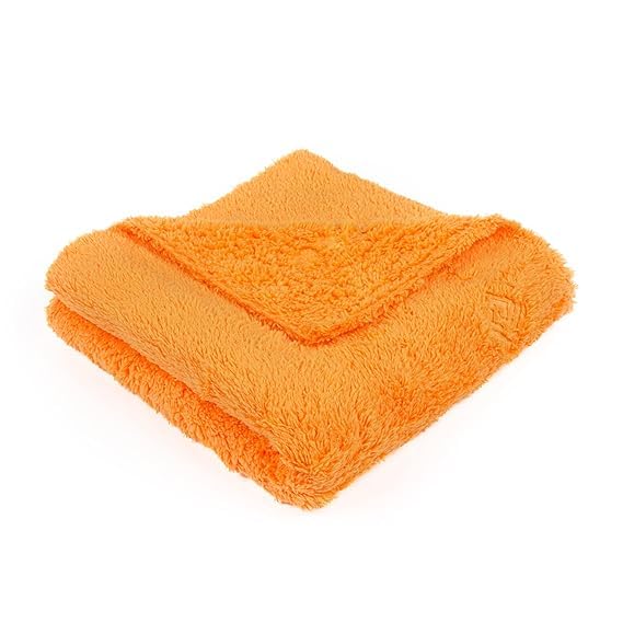CARSUPPLYCO Ultra Soft Edgeless Microfibre Cleaning Cloth for Car & Bike Detailing – 16"x24" Premuim Super Absorbent Towel for Drying, Polishing & Dusting – Pack of 2